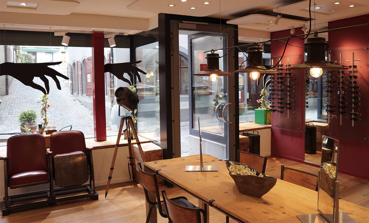 Schaufenster Lunettes Optic Rapperswil